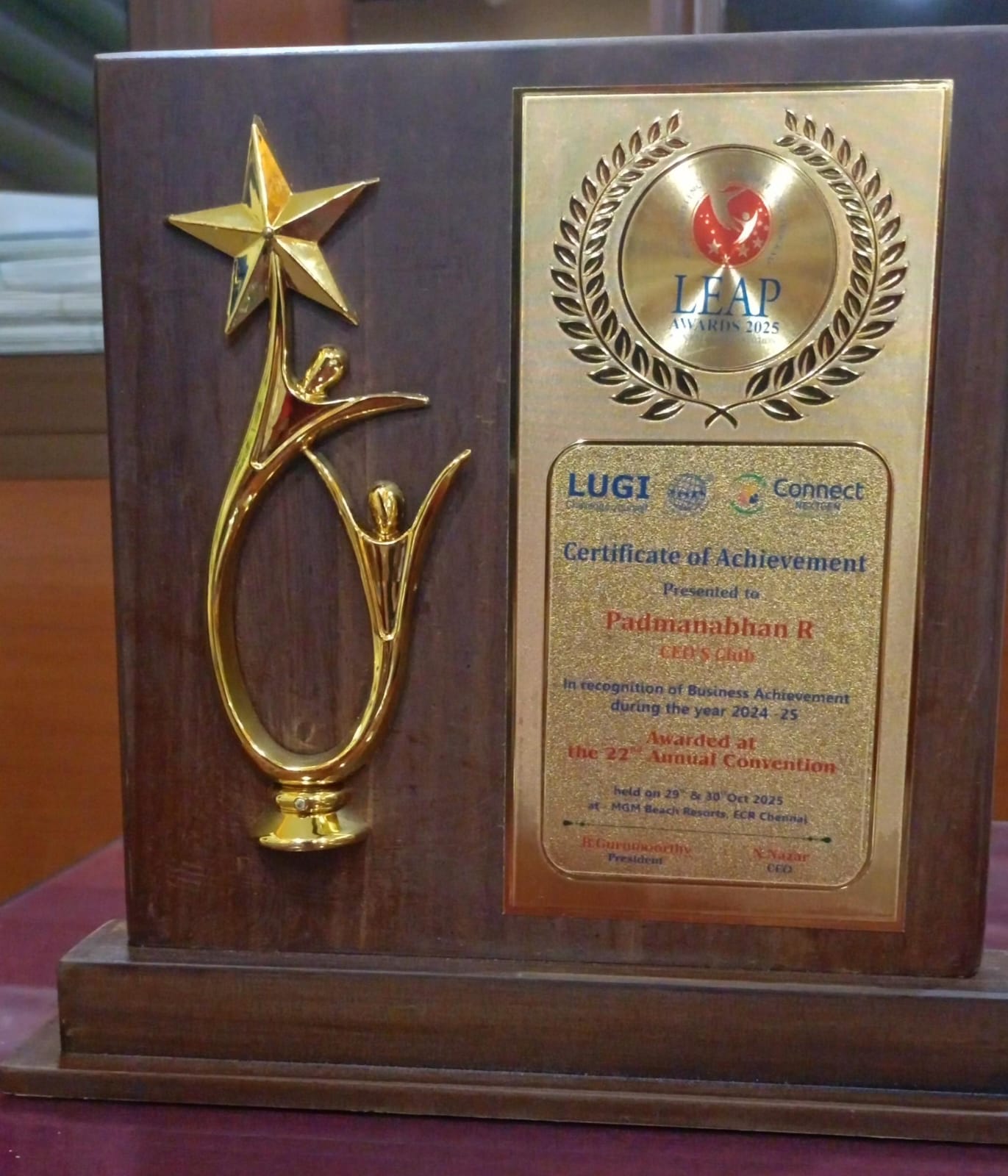 Certificates Of Appreciation